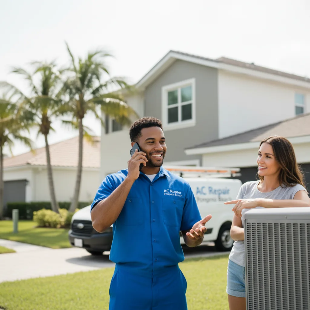 AC Repair Pompano Beach customer support in Layton